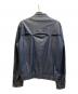 Salvatore Santoro (サルヴァトーレサントロ) レザージャケット ネイビー サイズ:50：12000円