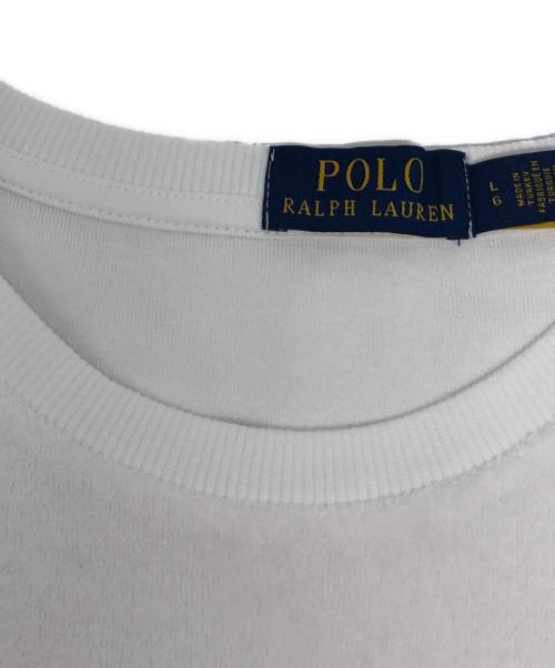 POLO RALPH LAUREN（ポロ・ラルフローレン）POLO RALPH LAUREN (ポロ・ラルフローレン) 半袖カットソー ホワイト サイズ:Lの古着・服飾アイテム