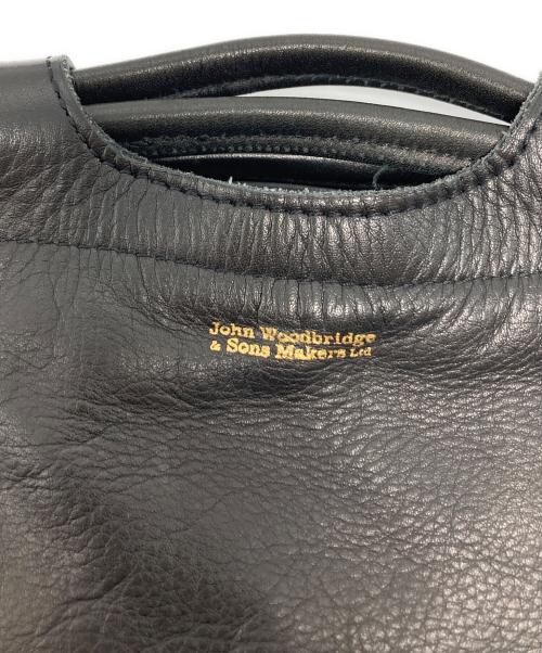 John Woodbridge & Sons Makers（ジョン・ウッドブリッジ＆サンズメーカーズ）John Woodbridge & Sons Makers (ジョン・ウッドブリッジ＆サンズメーカーズ) ヴィンテージ レザー 2way ドローストリング バッグ ブラック サイズ:₋の古着・服飾アイテム