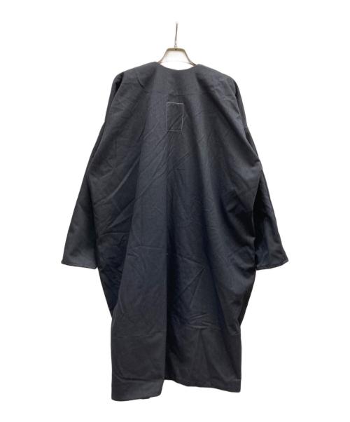 いろは（イロハ）いろは (イロハ) ウールノーカラーコート グレー サイズ:₋の古着・服飾アイテム