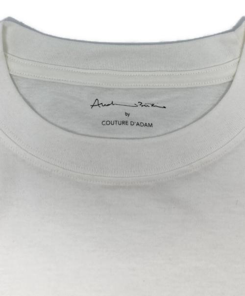 Couture d'adam（クチュールドアダム）Couture d'adam (クチュールドアダム) Jane ＆ Serge in the Taxi Tシャツ/26SS-240 ホワイト サイズ:38 未使用品の古着・服飾アイテム