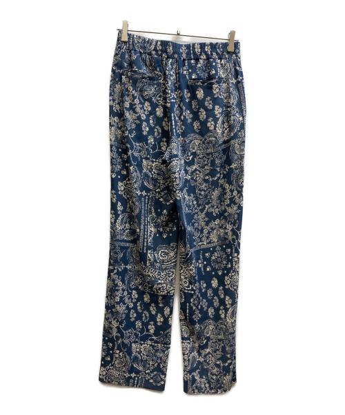 Couture d'adam（クチュールドアダム）COUTURE D'ADAM (クチュールドアダム) bandana print パンツ ネイビー サイズ:38 未使用品の古着・服飾アイテム