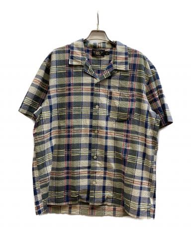 中古・古着通販】RRL (ダブルアールエル) シアサッカーチェックシャツ