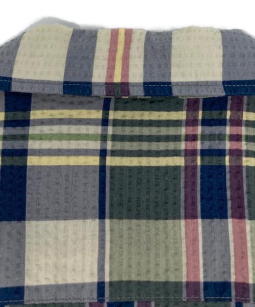 RRL（ダブルアールエル）RRL (ダブルアールエル) シアサッカーチェックシャツ/782889998001 グリーン サイズ:XLの古着・服飾アイテム