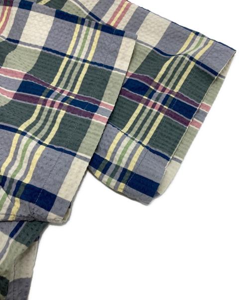 RRL（ダブルアールエル）RRL (ダブルアールエル) シアサッカーチェックシャツ/782889998001 グリーン サイズ:XLの古着・服飾アイテム