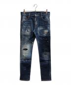 DSQUARED2ディースクエアード）の古着「SKATER JEANS / S71LB0512 S30342」｜インディゴ