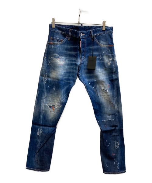 DSQUARED2（ディースクエアード）DSQUARED2 (ディースクエアード) SEXY TWIST JEANS/S74LB0740 S30342 インディゴ サイズ:48の古着・服飾アイテム