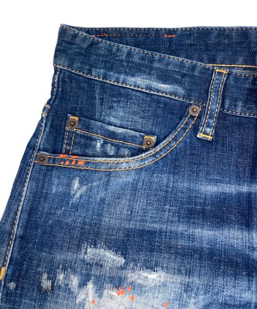 DSQUARED2（ディースクエアード）DSQUARED2 (ディースクエアード) SEXY TWIST JEANS/S74LB0740 S30342 インディゴ サイズ:48の古着・服飾アイテム