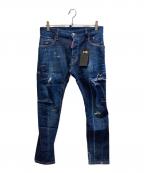 DSQUARED2ディースクエアード）の古着「Tidy Biker Jean / S74LB0714 S30342」｜ホワイト
