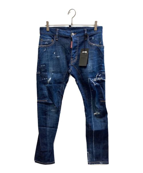 DSQUARED2（ディースクエアード）DSQUARED2 (ディースクエアード) Tidy Biker Jean / S74LB0714 S30342 ホワイト サイズ:46の古着・服飾アイテム