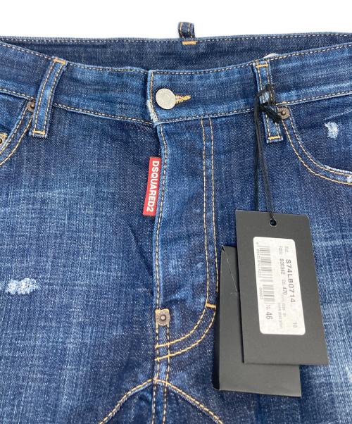 DSQUARED2（ディースクエアード）DSQUARED2 (ディースクエアード) Tidy Biker Jean / S74LB0714 S30342 ホワイト サイズ:46の古着・服飾アイテム