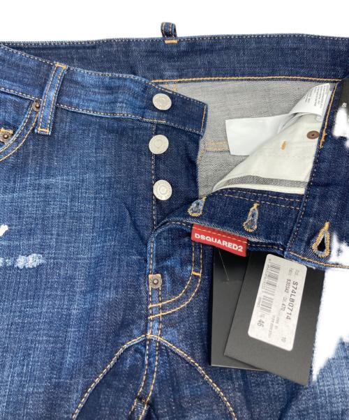 DSQUARED2（ディースクエアード）DSQUARED2 (ディースクエアード) Tidy Biker Jean / S74LB0714 S30342 ホワイト サイズ:46の古着・服飾アイテム