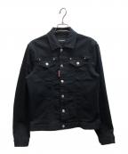 DSQUARED2ディースクエアード）の古着「ブラックデニムジャケット / S79AM0002 S39781」｜ブラック