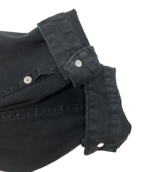 DSQUARED2（ディースクエアード）DSQUARED2 (ディースクエアード) ブラックデニムジャケット / S79AM0002 S39781 ブラック サイズ:48の古着・服飾アイテム