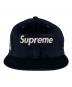 New Era (ニューエラ) Supreme (シュプリーム) ベロアボックスロゴキャップ ブラック サイズ:7 1/2 59.6cm：7000円