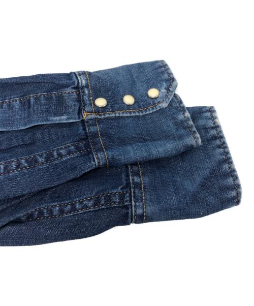 DSQUARED2（ディースクエアード）DSQUARED2 (ディースクエアード) ウエスタンシャツ インディゴ サイズ:38の古着・服飾アイテム