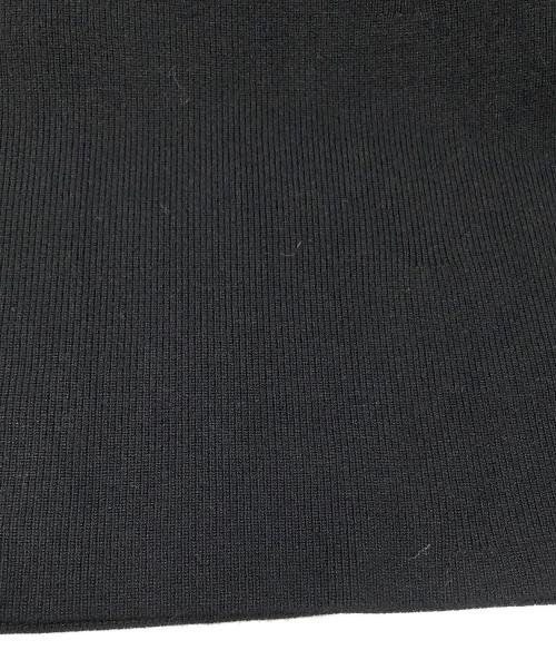 Snidel（スナイデル）Snidel (スナイデル) イントリケートフリルコンビニットワンピ ブラック サイズ:FREEの古着・服飾アイテム