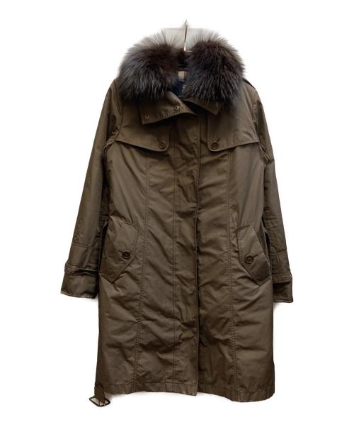 BURBERRY LONDON（バーバリーロンドン）BURBERRY LONDON (バーバリーロンドン) フーデッドジャケット/B1A26-244-56 ブラウン サイズ:40の古着・服飾アイテム