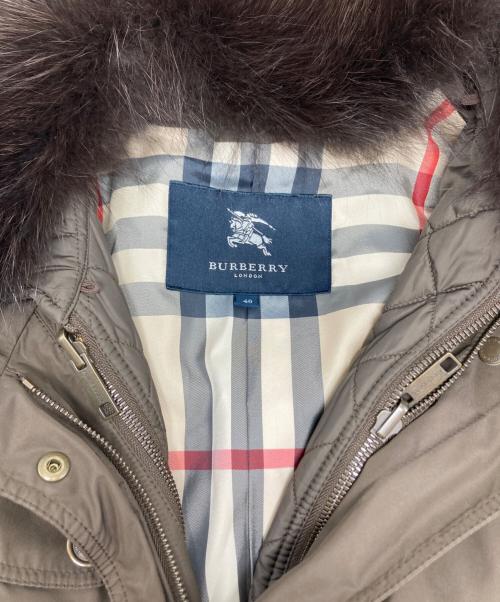 BURBERRY LONDON（バーバリーロンドン）BURBERRY LONDON (バーバリーロンドン) フーデッドジャケット/B1A26-244-56 ブラウン サイズ:40の古着・服飾アイテム