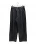 NEON SIGN（ネオンサイン）の古着「Wide denim slacks “Used”」｜ブラック