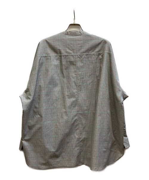 OHGA（オオガ）OHGA (オオガ) チェックリボンブラウス/0HGA-1026 グレー サイズ:Mの古着・服飾アイテム