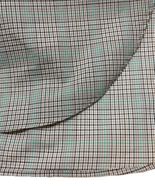 OHGA（オオガ）OHGA (オオガ) チェックリボンブラウス/0HGA-1026 グレー サイズ:Mの古着・服飾アイテム