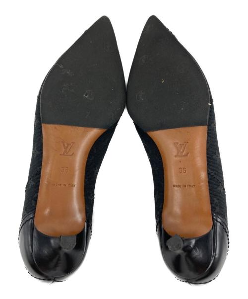 LOUIS VUITTON（ルイ ヴィトン）LOUIS VUITTON (ルイ ヴィトン) モノグラムシューズ / MA0065 ブラック サイズ:36の古着・服飾アイテム