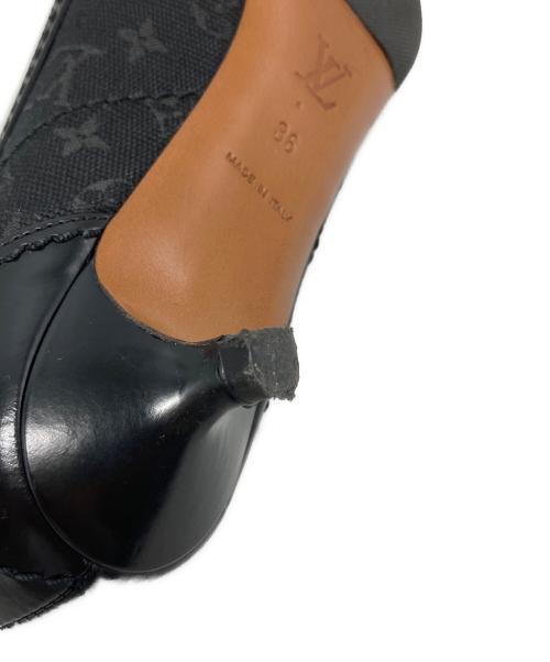 LOUIS VUITTON（ルイ ヴィトン）LOUIS VUITTON (ルイ ヴィトン) モノグラムシューズ / MA0065 ブラック サイズ:36の古着・服飾アイテム