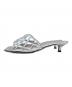 BOTTEGA VENETA (ボッテガベネタ) PADDED SANDALS / 729764 シルバー サイズ:36：15000円