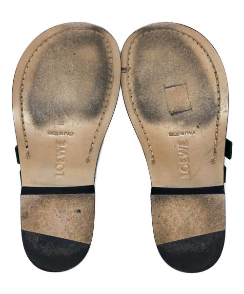 LOEWE（ロエベ）LOEWE (ロエベ) カンポ メリージェーン ミュール サンダル / 092406 グリーン サイズ:36の古着・服飾アイテム