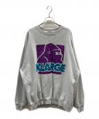 X-LARGEエクストララージ）の古着「LEOPARD OG CREWNECK SWEAT / 101213012030」｜グレー