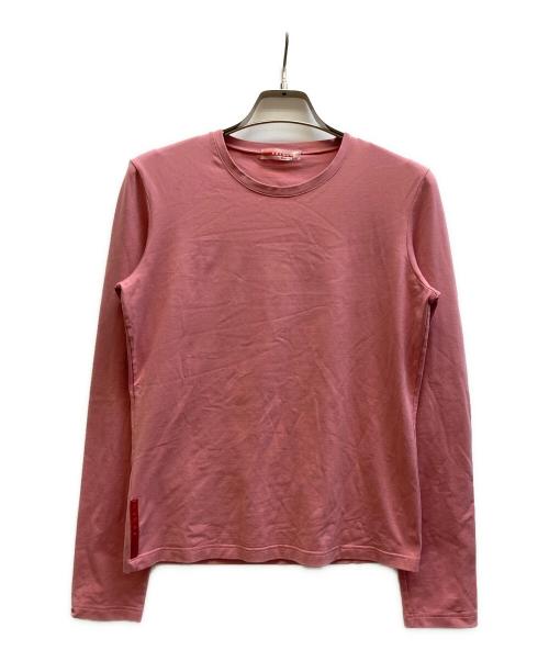 PRADA SPORTS（プラダスポーツ）PRADA SPORTS (プラダスポーツ) 長袖カットソー ピンク サイズ:Lの古着・服飾アイテム