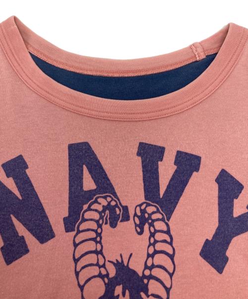 TOYS MCCOY（トイズマッコイ）TOYS McCOY (トイズマッコイ) プリントTシャツ ピンク サイズ:-の古着・服飾アイテム