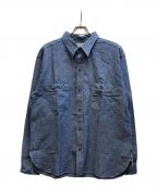 BUZZ RICKSON'Sバズリクソンズ）の古着「CHAMBRAY WORK SHIRT/BR25995」｜インディゴ