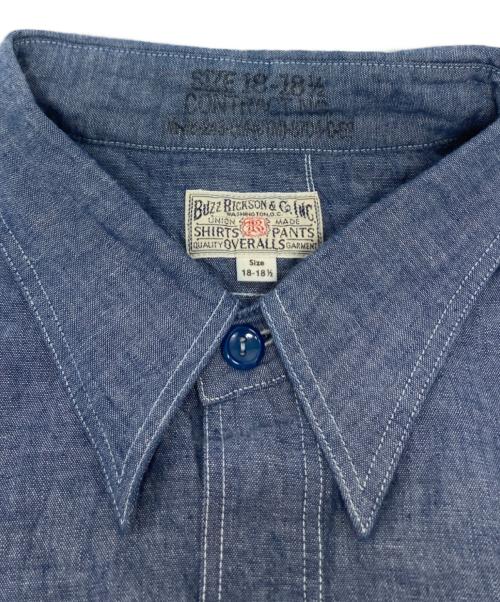 BUZZ RICKSON'S（バズリクソンズ）BUZZ RICKSON'S (バズリクソンズ) CHAMBRAY WORK SHIRT/BR25995 インディゴ サイズ:XXLの古着・服飾アイテム