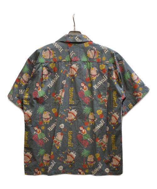 Sun Surf（サンサーフ）Sun Surf (サンサーフ) COTTON SEERSUCKER OPEN SHIRT “TRIP TO HAWAII”/SS39537 ブラック サイズ:XL 未使用品の古着・服飾アイテム