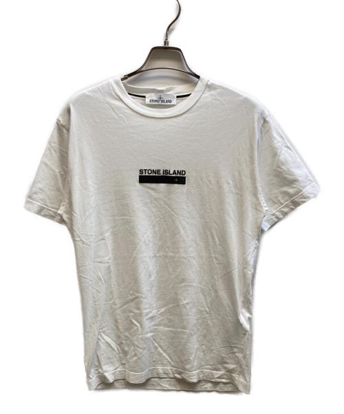 STONE ISLAND（ストーンアイランド）STONE ISLAND (ストーンアイランド) クルーネック半袖カットソー/74152NS55 ホワイト サイズ:Sの古着・服飾アイテム