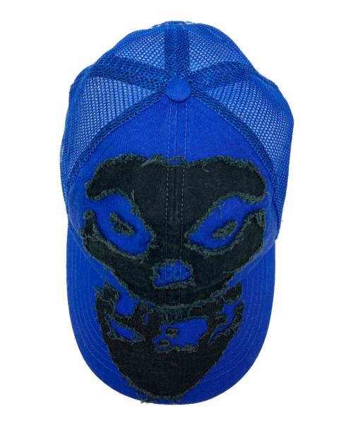 SUPREME（シュプリーム）Supreme (シュプリーム) The Misfits (ザ・ミスフィッツ) Mesh Back 6-Panel ブルー サイズ:₋の古着・服飾アイテム