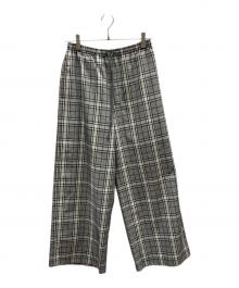 styling/ kei shirahata（スタイリング / ケイ シラハタ）の古着「Elastic wide pants / 16WFP242011」｜ブラック