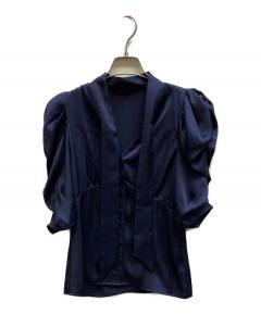 中古・古着通販】yori (ヨリ) ドットオーガンジーブラウス/YR1921