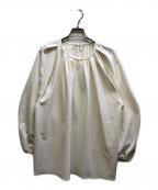 CLANEクラネ）の古着「2WAY GATHER RASH GUARD BLOUSE CLANE/18122-4112」｜ホワイト