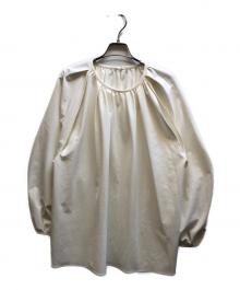 CLANE（クラネ）の古着「2WAY GATHER RASH GUARD BLOUSE CLANE/18122-4112」｜ホワイト