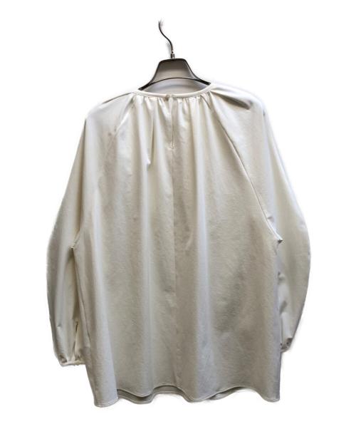 CLANE（クラネ）CLANE (クラネ) 2WAY GATHER RASH GUARD BLOUSE CLANE/18122-4112 ホワイト サイズ:1の古着・服飾アイテム