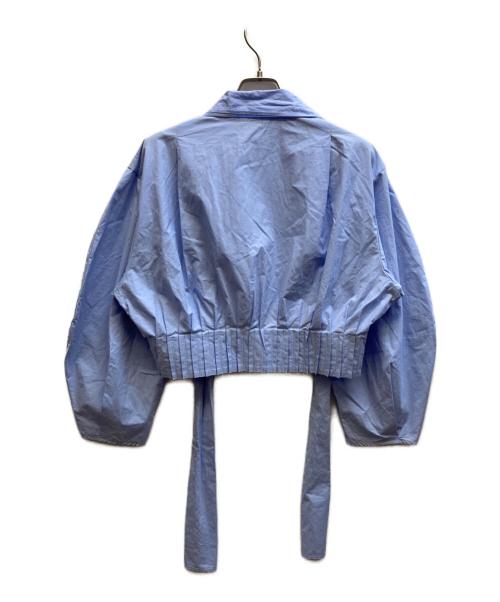 CLANE（クラネ）CLANE (クラネ) RIBBON ZIP SHIRTS/19122-4232 ブルー サイズ:1の古着・服飾アイテム
