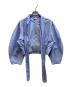 CLANE（クラネ）の古着「RIBBON ZIP SHIRTS/19122-4232」｜ブルー