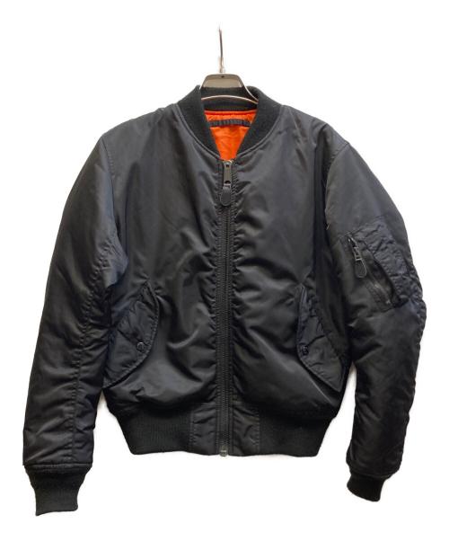 ALPHA（アルファ）ALPHA (アルファ) MA-1ジャケット ブラック サイズ:Mの古着・服飾アイテム