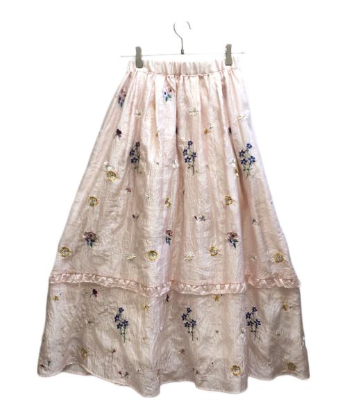CHESTY（チェスティ）CHESTY (チェスティ) 花柄スカート ピンク サイズ:1の古着・服飾アイテム