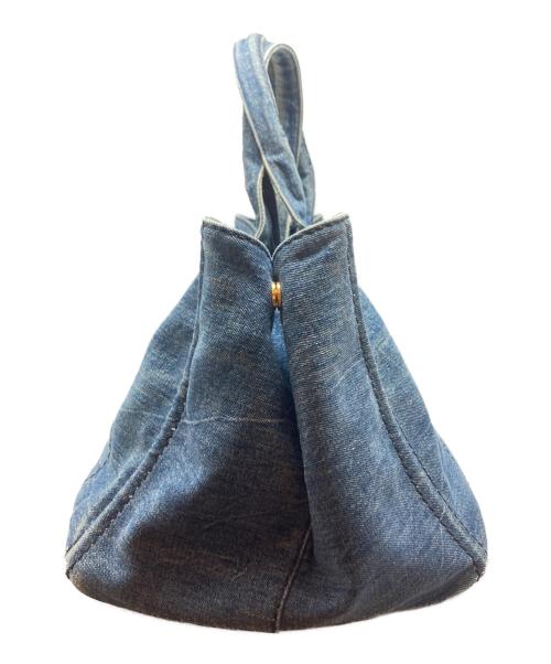 PRADA（プラダ）PRADA (プラダ) カナパデニムトートバッグL/B1872B ブルー サイズ:Lの古着・服飾アイテム