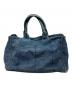 PRADA（プラダ）の古着「カナパデニムトートバッグL/B1872B」｜ブルー