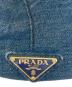 中古・古着 PRADA (プラダ) カナパデニムトートバッグL/B1872B ブルー サイズ:L：25000円